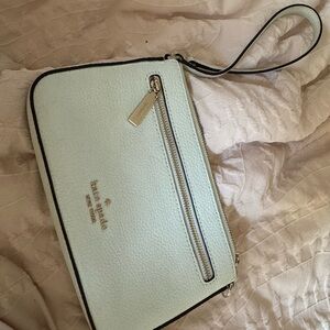 Kate Spade mint green  Wristlet